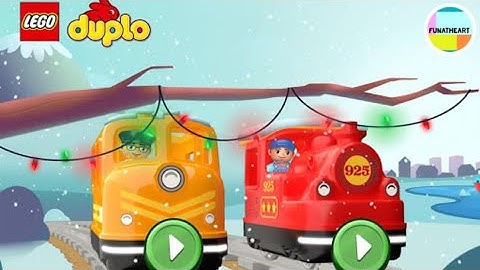 🚂(Orange Train) Lego Duplo Connected Trains Walkthrough Gameplay (ALL Mini Activities Played) #lego