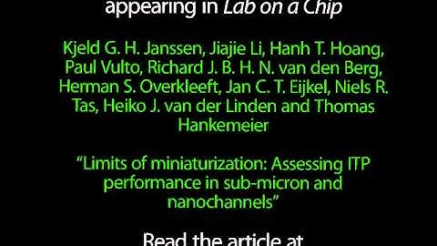 Limits of miniaturization: Assessing ITP performance in sub-micron and nanochannels