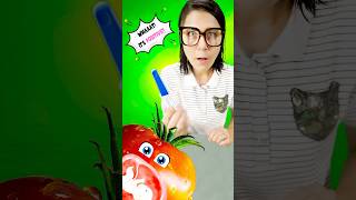 SPEECHLESS! 😱 We Tested if Tomatoes Can Be PREGNANT... (The TRUTH!) #shorts