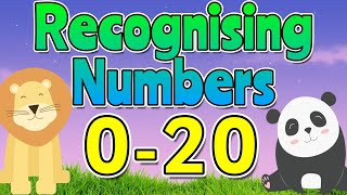 Recognising RANDOM Numbers 0-20 😊 Learn to Read & Write Numbers 0 to 20 | Miss Ellis 💜