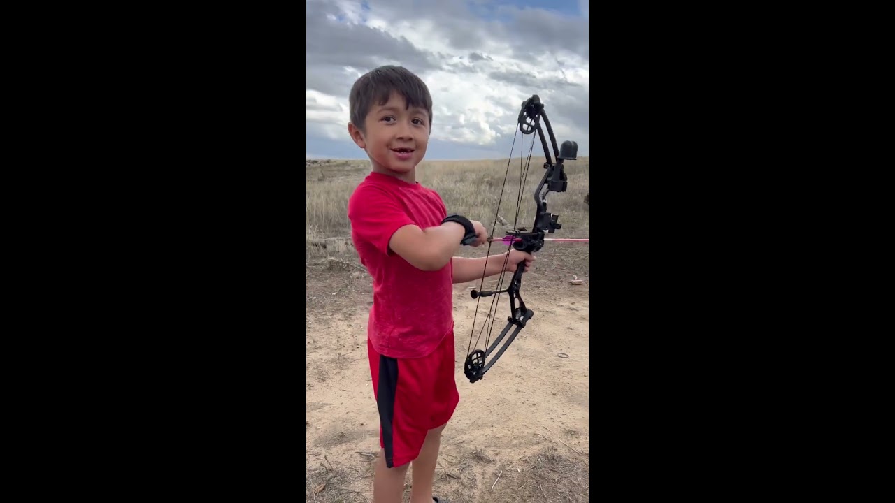 6 Year Olds First Compound Bow 