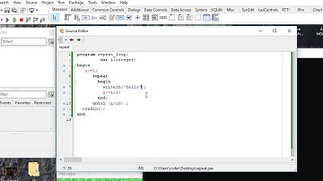دورة تعلم الخوارزميات #: شرح البنية التكرارية repeat .. until loop في لغة باسكال بالتفصيل