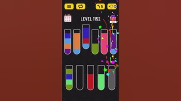 Water Sort puzzle level 1152 | AYU Gamester #shorts