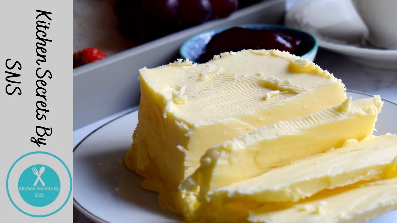 Unsalted Butter | How to make butter at home