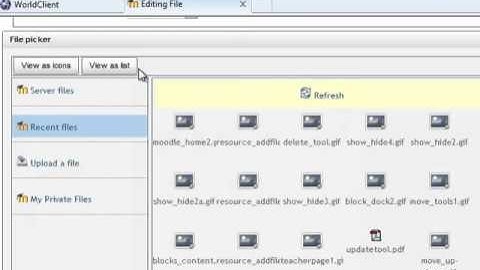 Moodle - Adding a File Resource