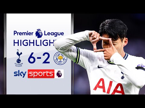 Son ends drought with second half hat-trick! | tottenham 6-2 leicester | premier league highlights