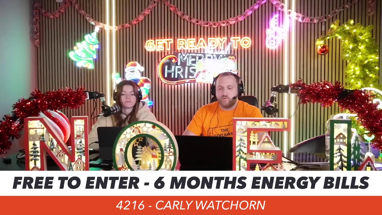 LIVE DRAW! 21/12/25 - Roller Team Pegaso Motorhome, World Cup Tickets, Cash, Tech, and more!