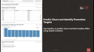 Predict customer churn using Autonomous Database and Machine Learning