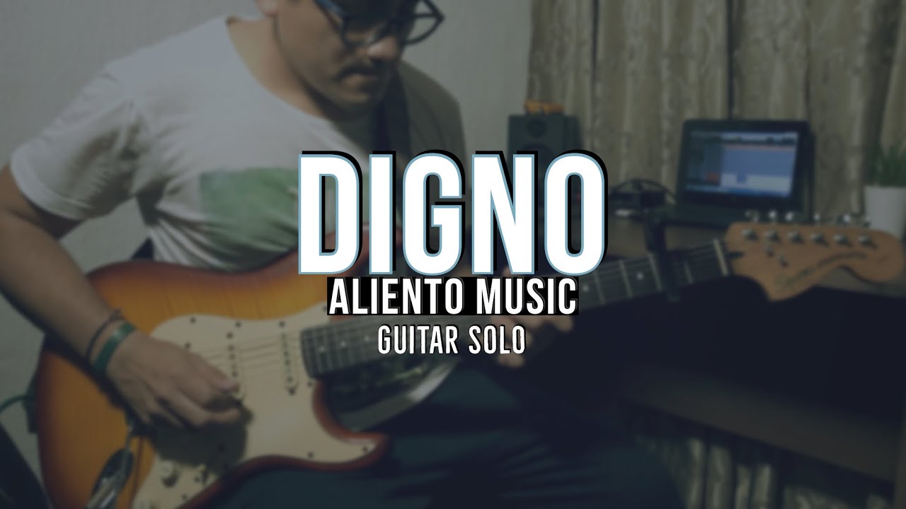 Digno - Aliento Music | intro y solo guitar