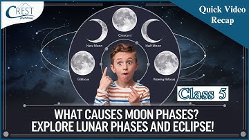 Moon and Its Phases | Class 5 Science Olympiad Guide | CREST Olympiads