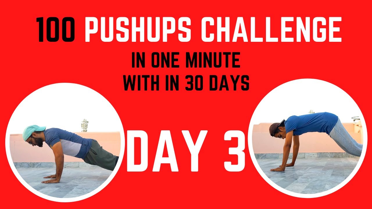 Day 3: 100 Push-Ups Challenge - Can I Do 100 Push Up ? - Daily 100 Push ...