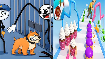 🏂Thief Puzzle VS Bekery Stack- Satisfying ASMR Gameplay Showdown on Android & iOS #gaming #ios #amrs