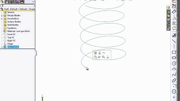Solidworks 2012 Tutorial | More Helical Sweeps