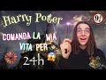 HARRY POTTER 🧙🏻 COMANDA LA MIA VITA PER 24h😱⏰ |LO| 🍒 *DIVERTENTE*💄😂