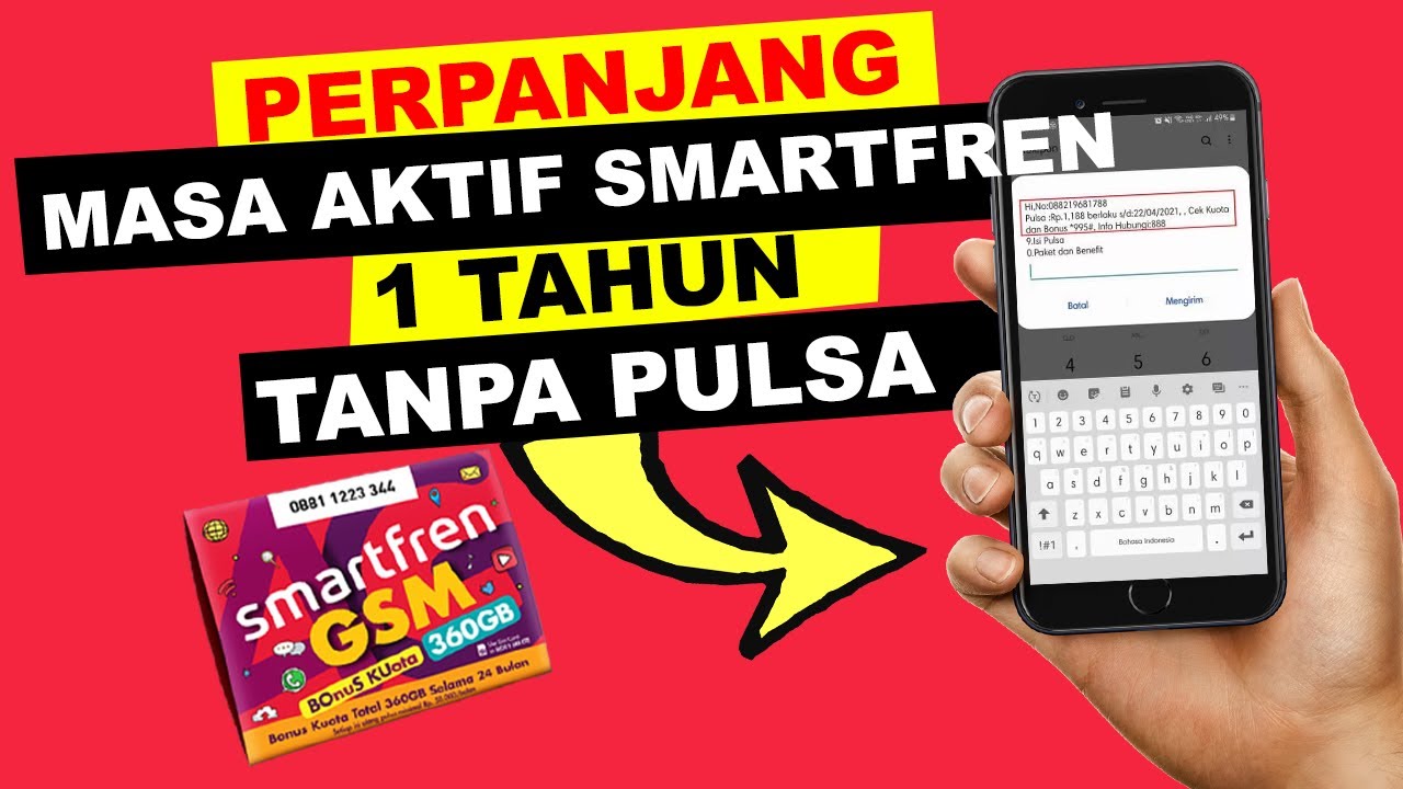 CARA CEK DAN MEMPERPANJANG MASA AKTIF NOMOR SMARTFREN 1 TAHUN TANPA