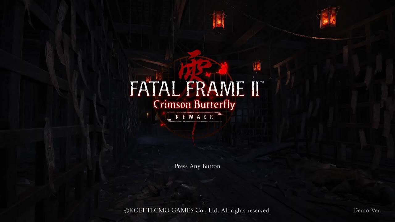 Fatal Frame II Crimson Butterfly Remake (demo)