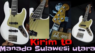 Kirim to MANADO SULAWESI UTARA , ceksound jazzbass 5 String 🎸☕✈️
