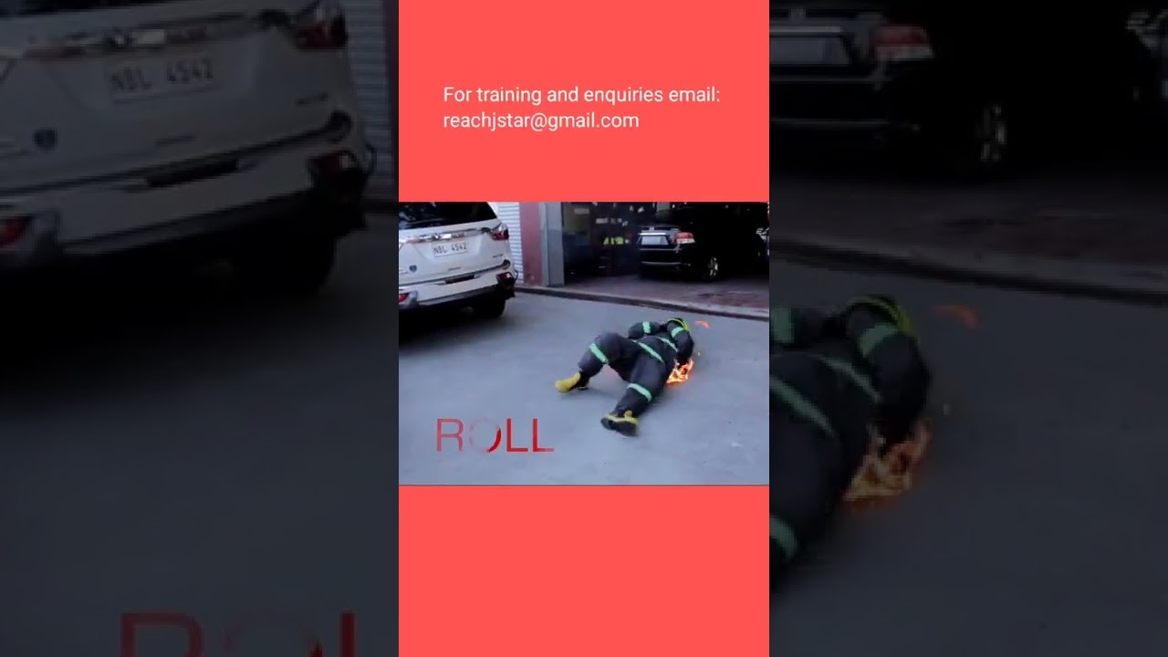 Fire Rescue Stop Drop Roll method |JStar Fire and Security Solutions 