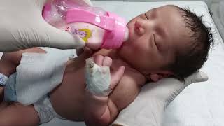 Newborn Baby Vomiting Management | Recovery &amp; Feeding Withheld (Good Condition)