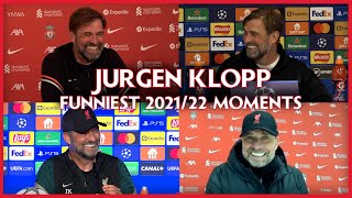 Jurgen Klopp FUNNIEST MOMENTS in 2021\/22 | Press Conference Compilation