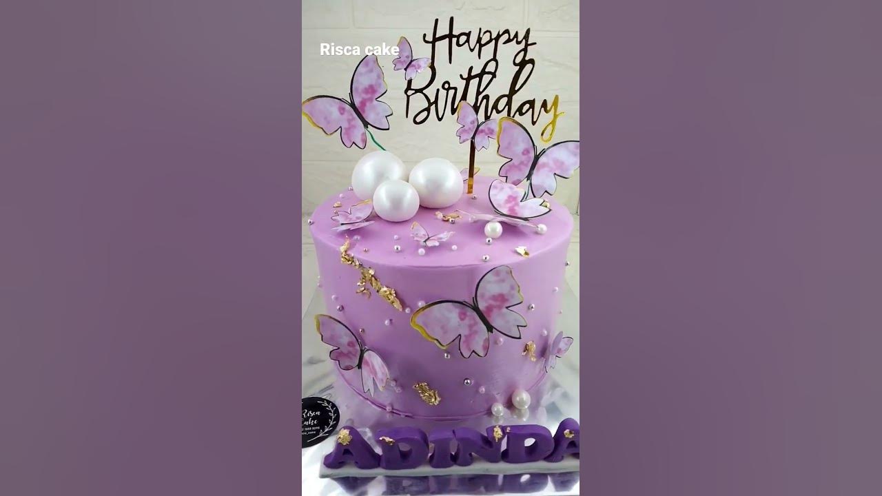 kue ulang tahun kupu kupu