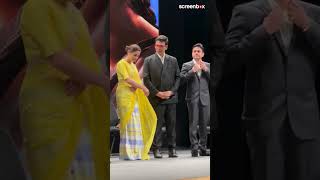 Karan Johar & Sara Ali Khan Felicitated During Launch Of Ae Watan Mere Watan Teaser | IFFI 2023