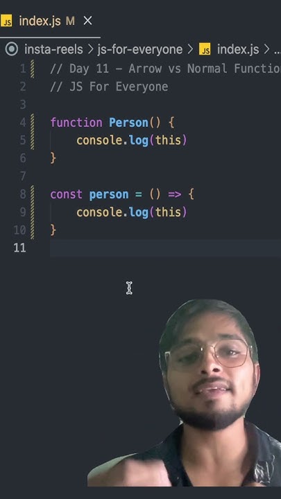 Normal vs Arrow Functions | JS For Everyone | The Boring Education ...