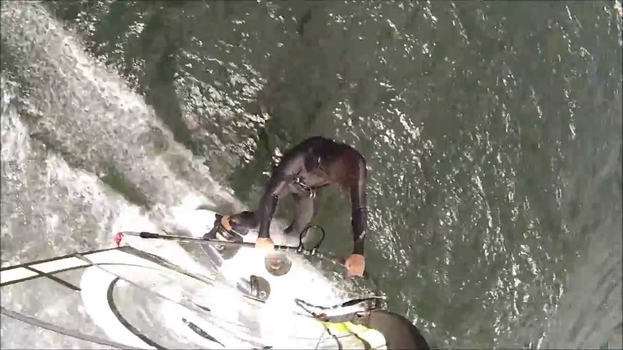 Lake Pupuke Windsurfing 25 knots HD YouTube