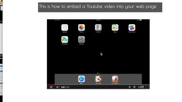 Add a YouTube video into your web page using HTML Egg Pro for Mac