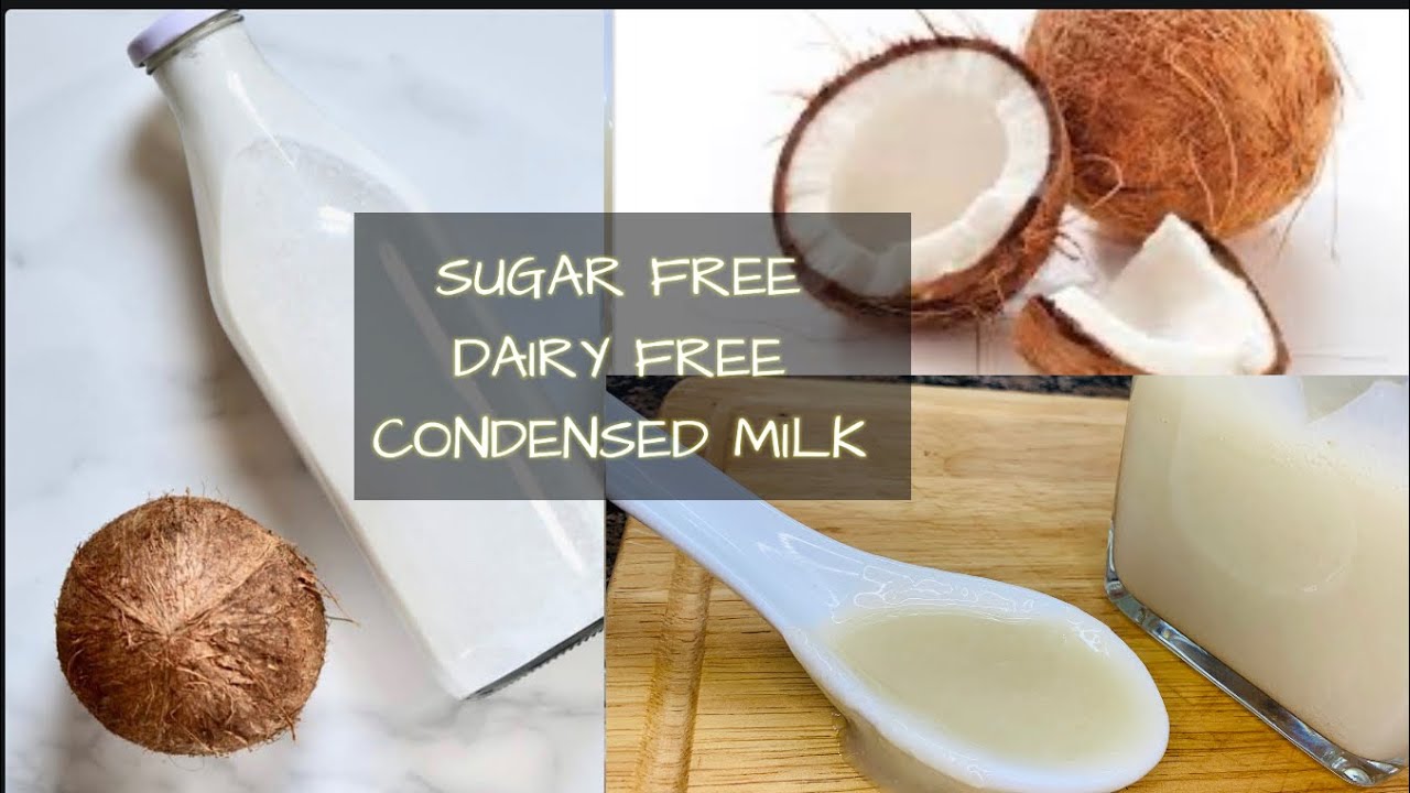 SUGAR FREE DAIRY FREE VEGAN CONDENSED MILK FROM COCONUT CREAM FOR KETO AND LOW CARB DIET YouTube