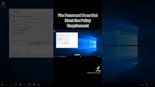Fix: password does not meet the policy requirement | disable password complexity