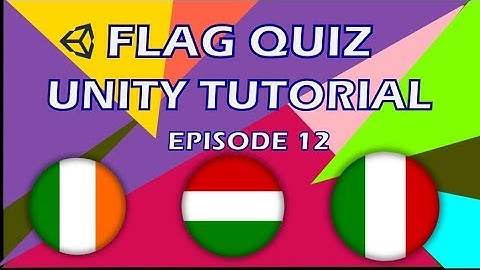 How to make a Quiz Game in Unity (E12 - Menu Buttons)