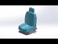 Car Seat Mechanism in Solidworks | Animation and Basic Motion