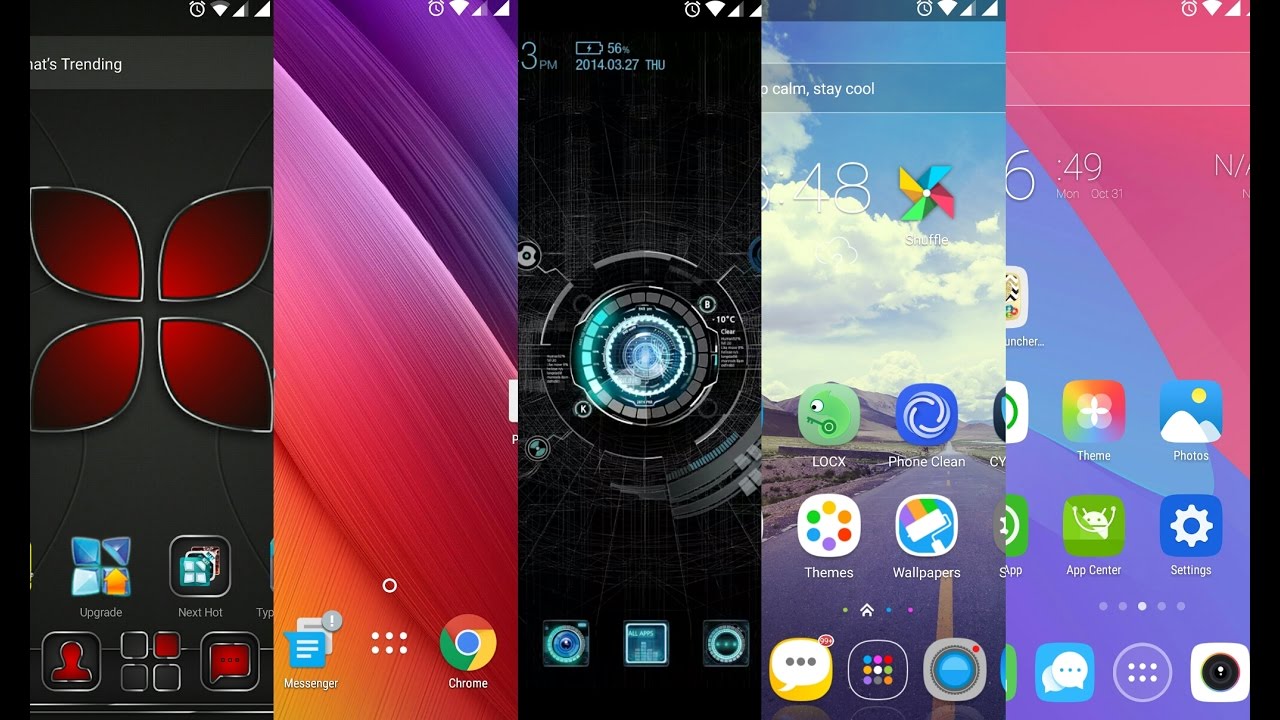 Top 5 Launchers for Smartphones || Android || 2016 || theYARC.