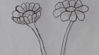 খব সহজ ফল আক শখনEasy Flower Drawing