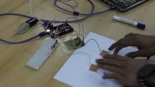 DIY arduino touch sensor