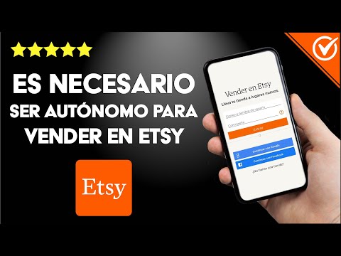 ¿Es necesario ser autónomo para vender productos en ETSY?