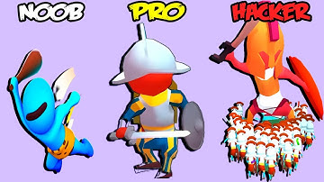 Crowd Fight 3D ⚔️ NOOB vs PRO vs HACKER