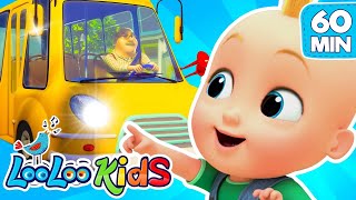 🚗 Are We There Yet? 1-Hour Road Trip Songs with LooLoo Kids - Fun Travel Songs for Children 🌍