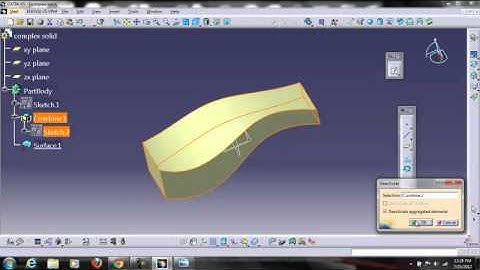 Catia v5 complex solid modelling