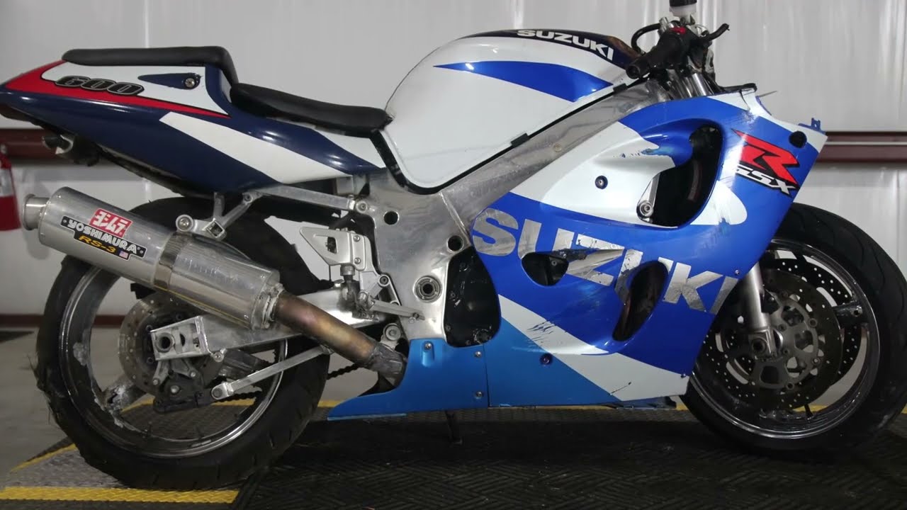 97-00 Suzuki GSXR 600 750 Left Side Mid Fairing Cover Panel 94481