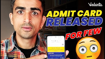 JEE 2023 April Attempt ADMIT CARD Update⚡Arvind Kalia | Vedantu
