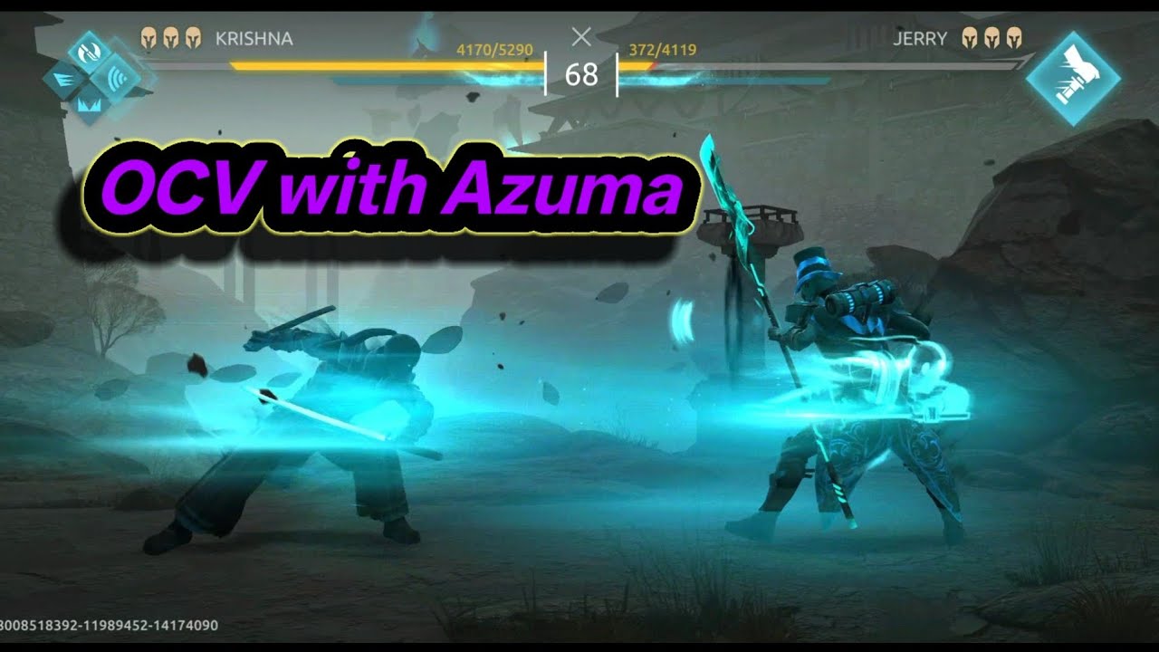 OCV with Azuma | Azuma vs all | Shadow fight 4 #shadowfight4 #gaming # ...