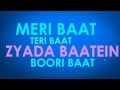 Badtameez Dil Lyrics Video | Yeh Jawani Hai deewani