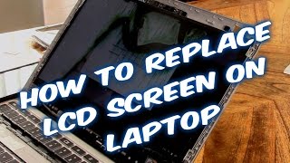 EASY WAY HOW TO FIX A BROKEN LAPTOP LCD SCREEN