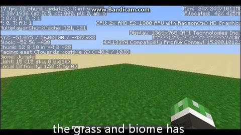 How to change your biome in minecraft