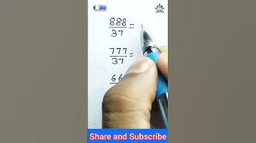 🔥Mathematics tricks || Division by 37 😨😱