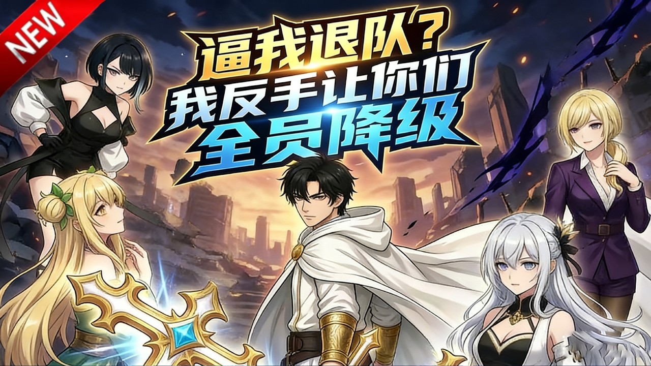 💥【新番上线】队友全是外挂，高光时刻被我回收，他们瞬间崩溃！《逼我退队？我反手让你们全员降级》全集 Multi SUB #热血 #漫剧 #动漫魔女