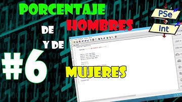 [PSeint#6] Porcentaje de hombres y mujeres en un salón de clases.