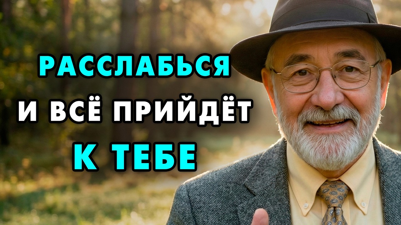 Просто расслабься — и сам заметишь как все придёт к тебе! Еврейская мудрость